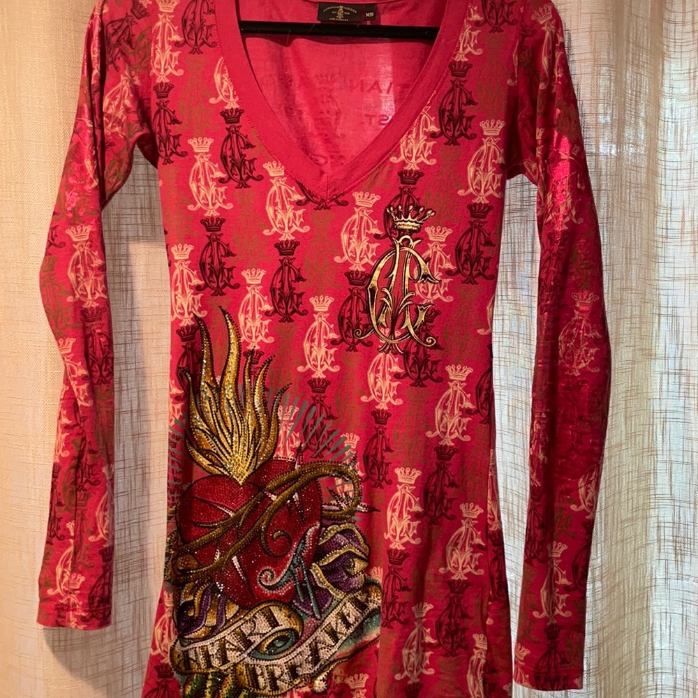 Original Christian Audigier shirt dress